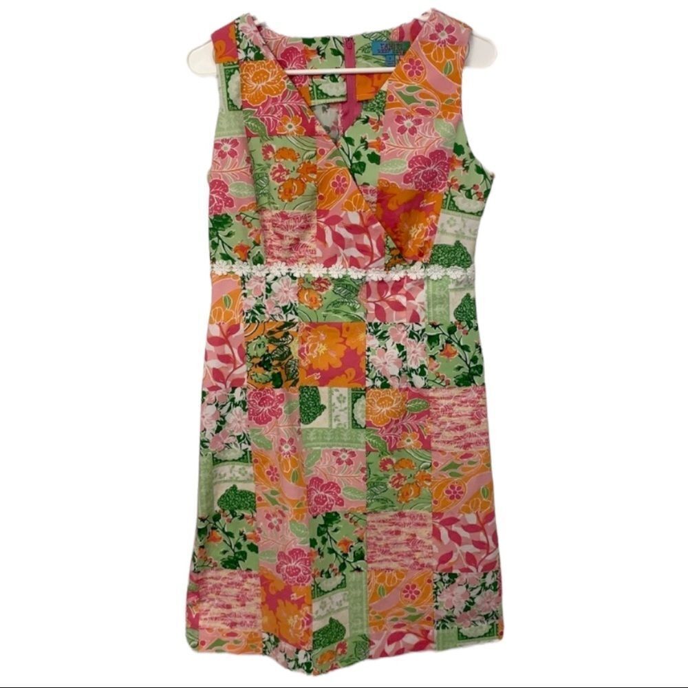 Hawaiian Tropical Dress by Tahiti Reef Club Size Small